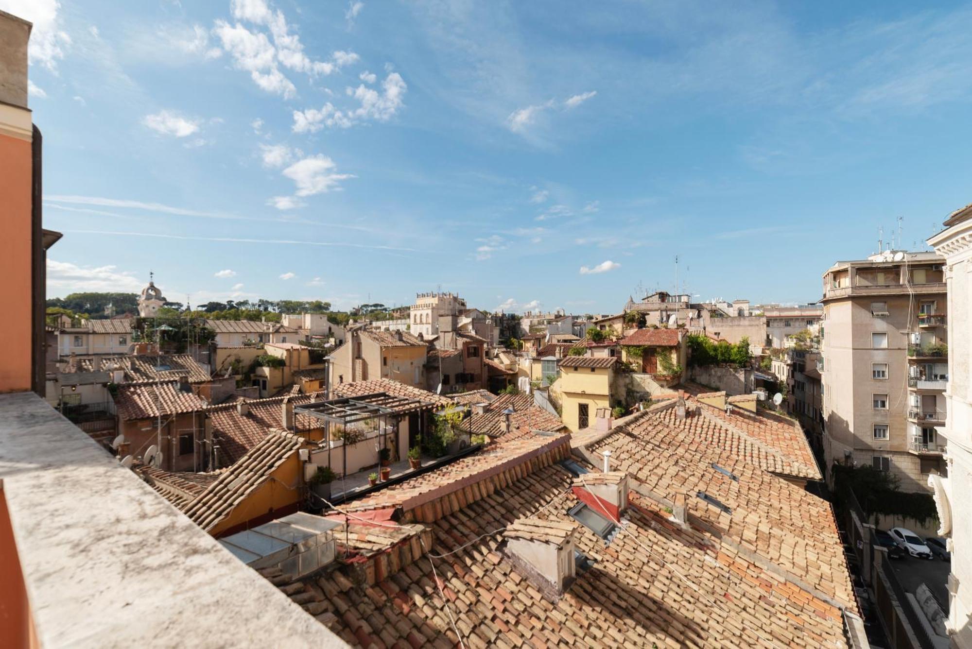 Apartment With Terrace In Via Del Pellegrino - FromhometoРим Екстер'єр фото